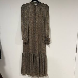 Zara floral midi dress